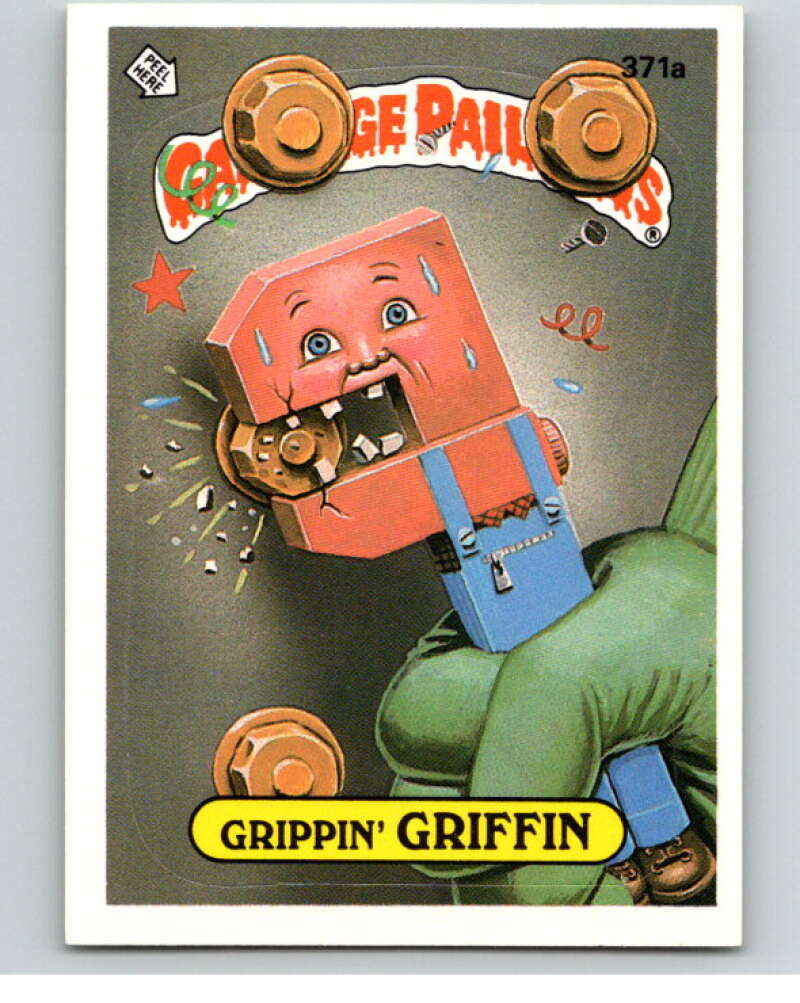 1987 Topps Garbage Pail Kids Series 9 #371A Grippin' Griffin   V73680 Image 1