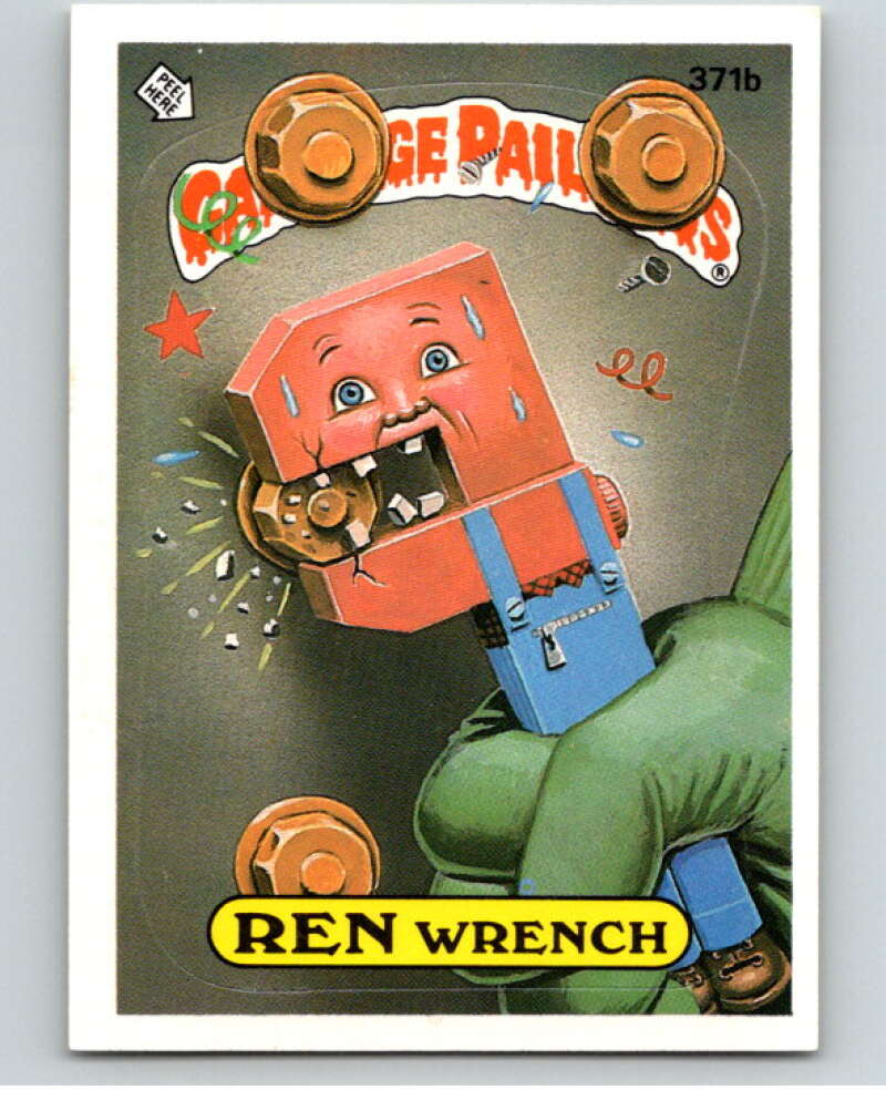 1987 Topps Garbage Pail Kids Series 9 #371B Ren Wrench   V73681 Image 1