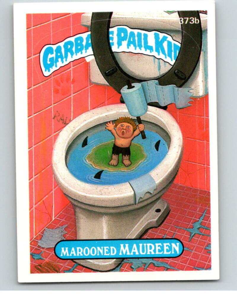 1987 Topps Garbage Pail Kids Series 9 #373B Marooned Maureen   V73686 Image 1