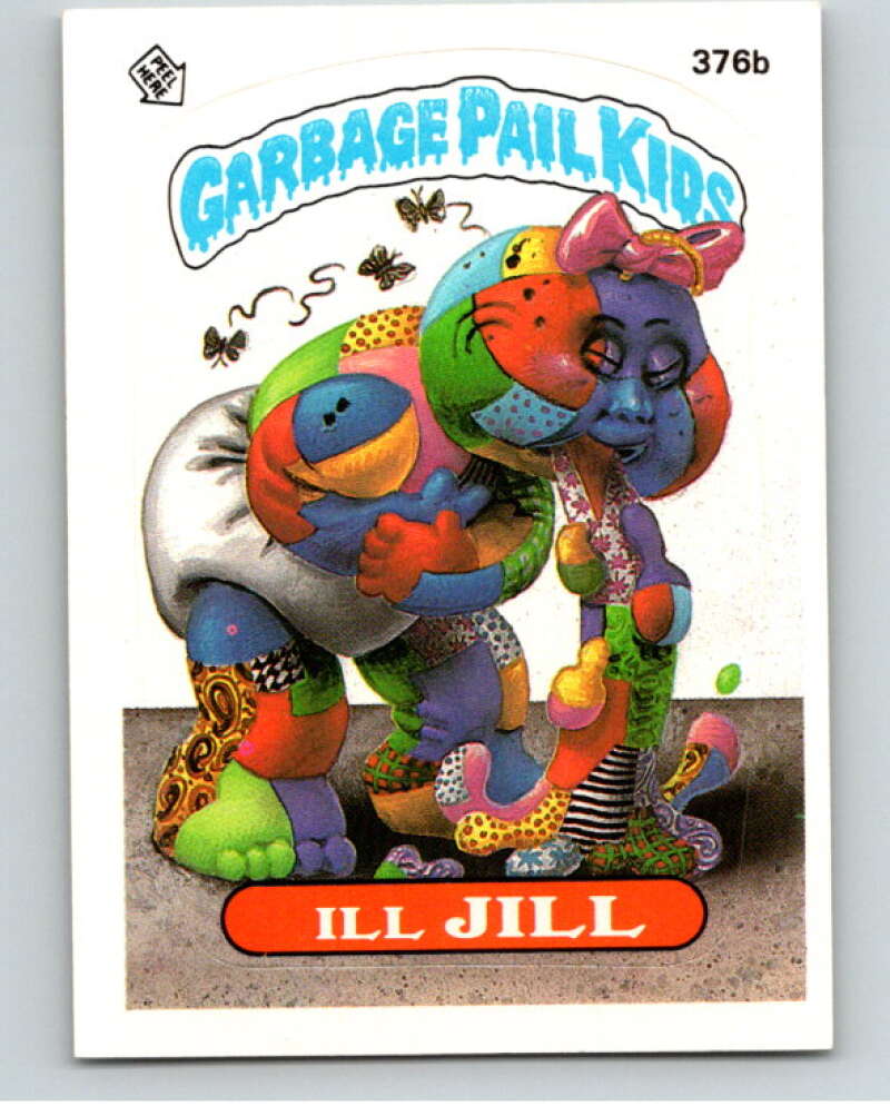 1987 Topps Garbage Pail Kids Series 9 #376B Ill Jill   V73694 Image 1