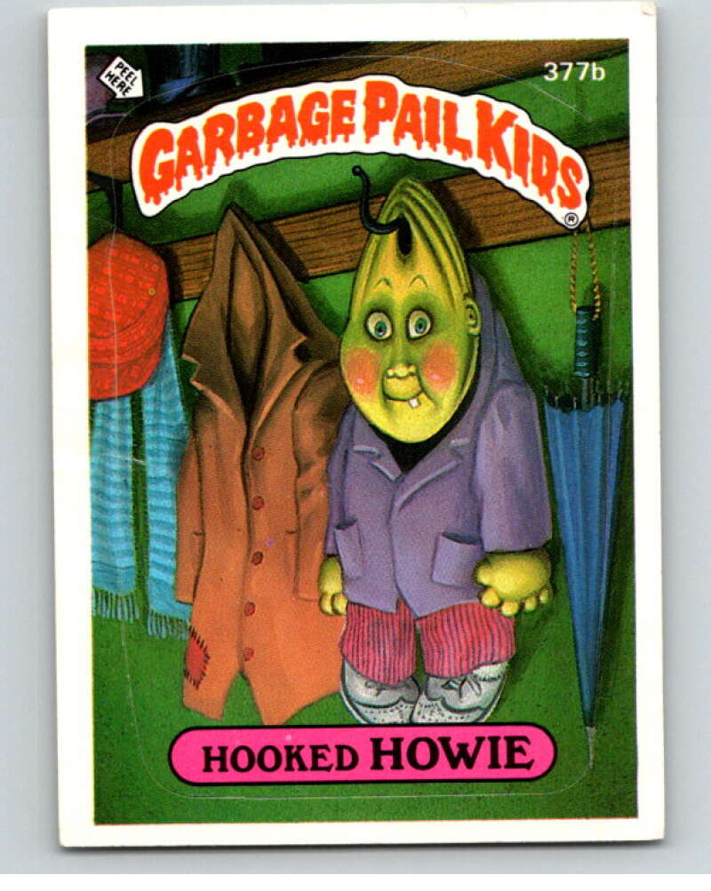 1987 Topps Garbage Pail Kids Series 9 #377B Hooked Howie   V73696 Image 1