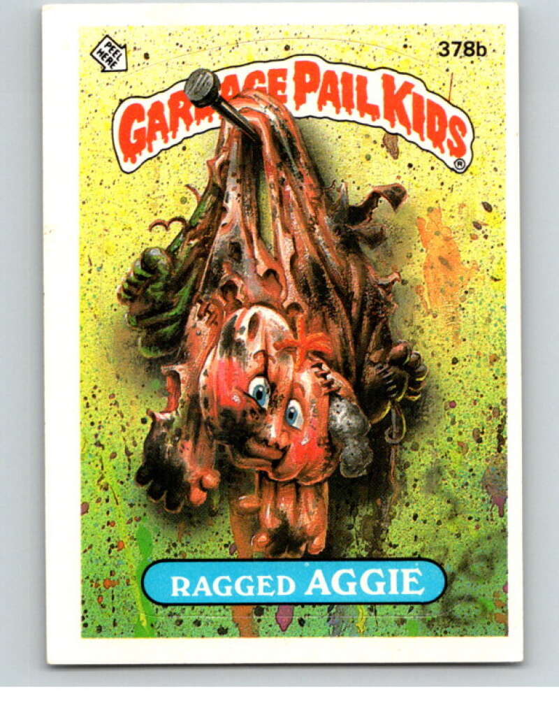 1987 Topps Garbage Pail Kids Series 9 #378B Ragged Aggie   V73700 Image 1