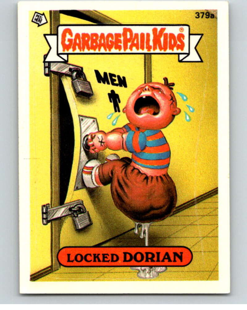 1987 Topps Garbage Pail Kids Series 10 #379A Locked Dorian   V73702 Image 1
