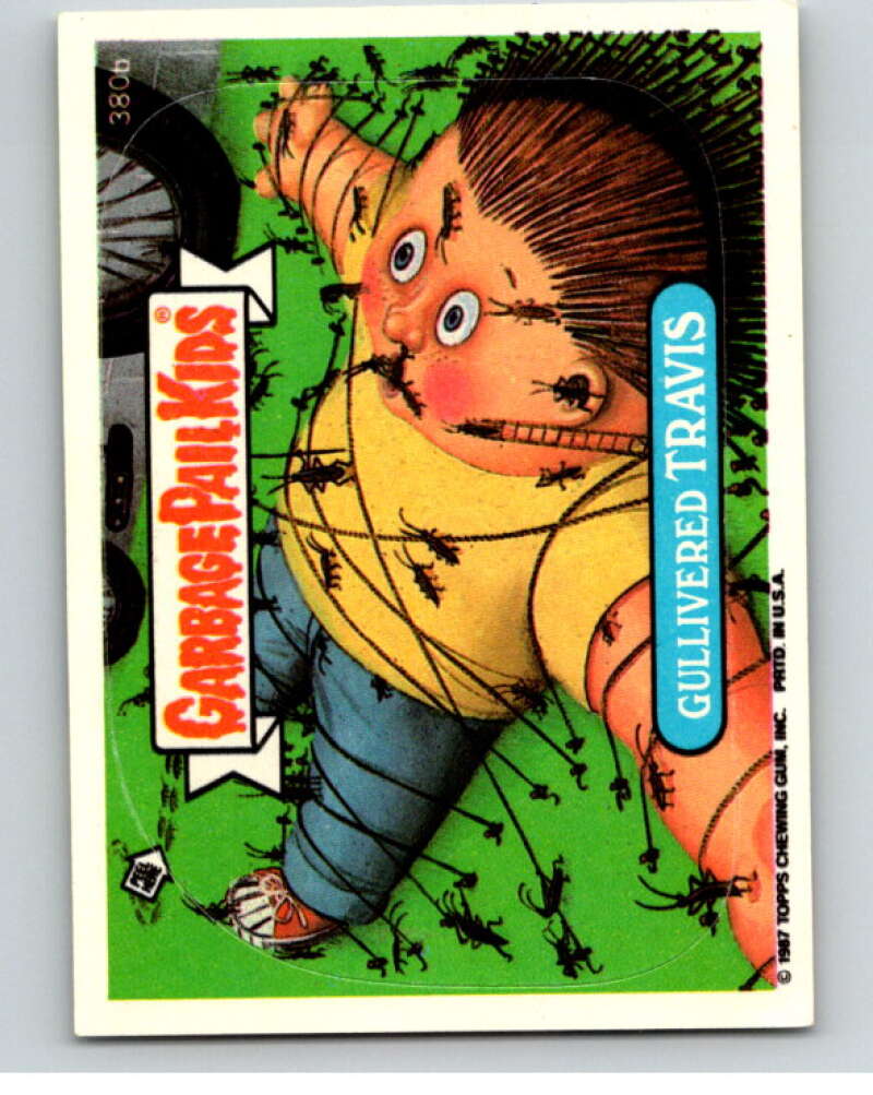1987 Topps Garbage Pail Kids Series 10 #380B Gullivered Travis   V73705 Image 1