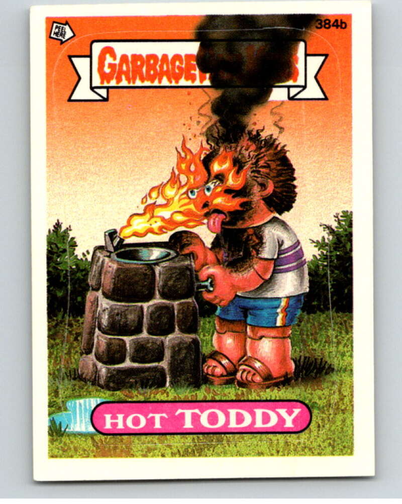 1987 Topps Garbage Pail Kids Series 10 #384B Hot Toddy   V73712 Image 1