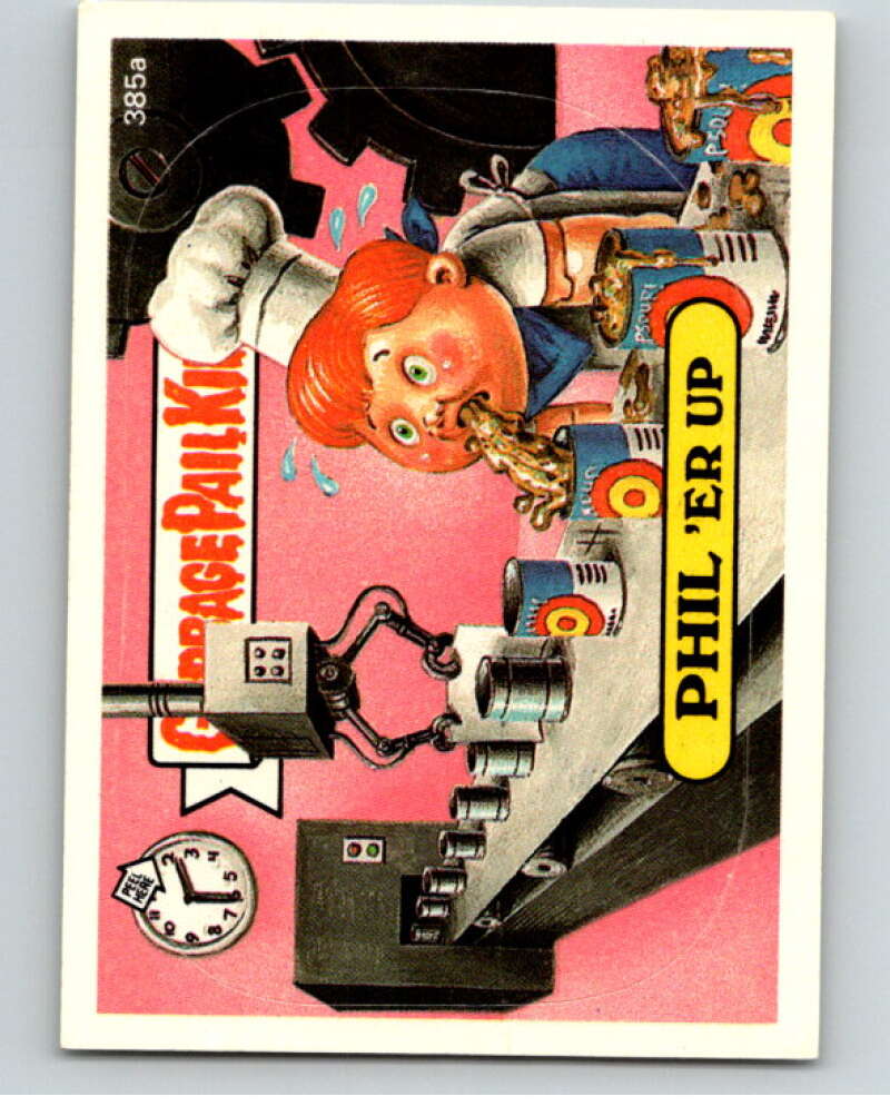 1987 Topps Garbage Pail Kids Series 10 #385A Phil 'Er Up   V73714 Image 1