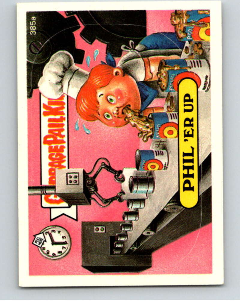 1987 Topps Garbage Pail Kids Series 10 #385A Phil 'Er Up   V73715 Image 1