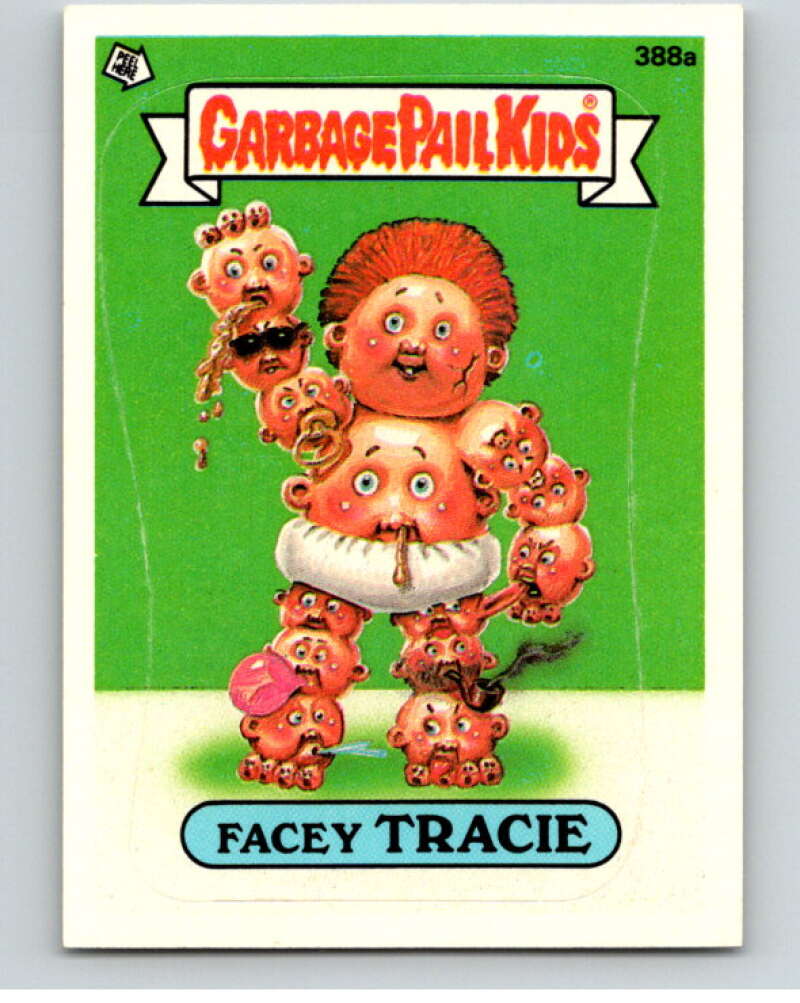 1987 Topps Garbage Pail Kids Series 10 #388A Facey Tracie   V73722 Image 1