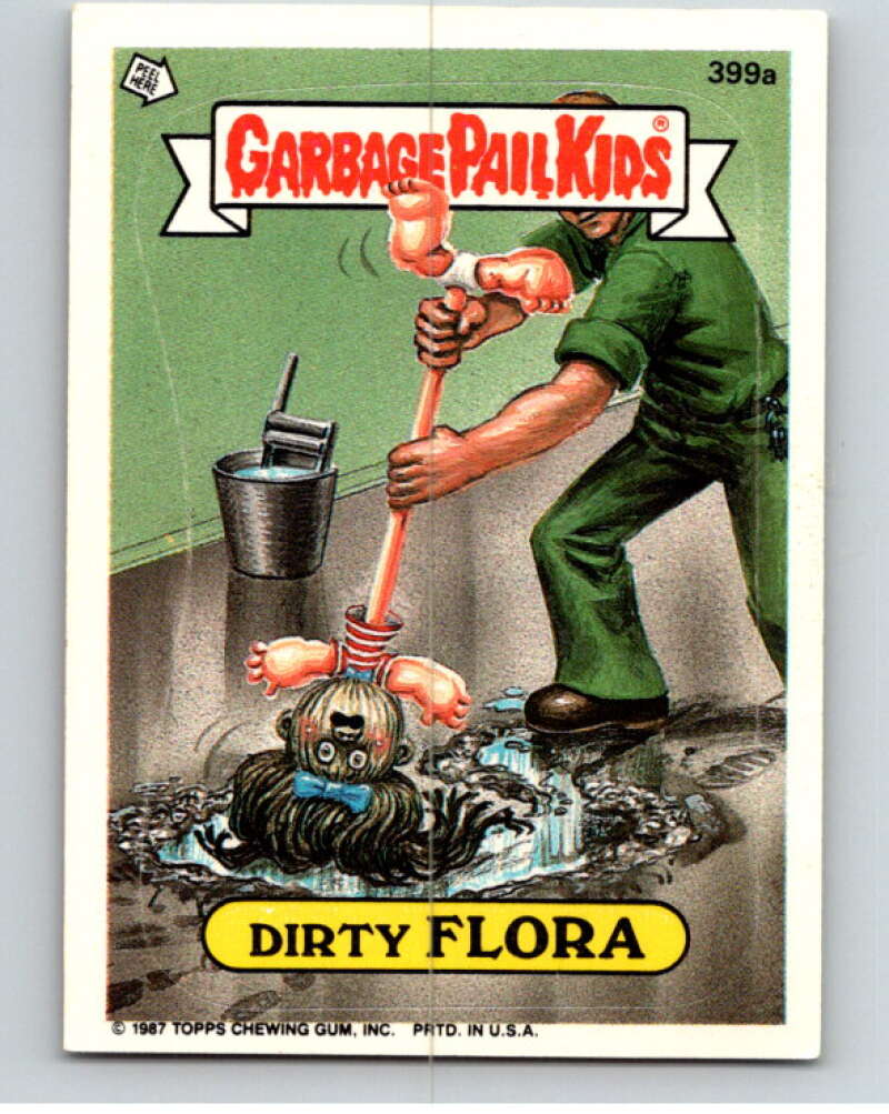 1987 Topps Garbage Pail Kids Series 10 #399A Dirty Flora   V73742 Image 1
