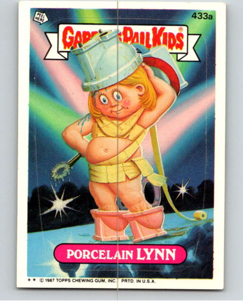 1987 Topps Garbage Pail Kids Series 11 #433A Porcelain Lynn   V73772 Image 1