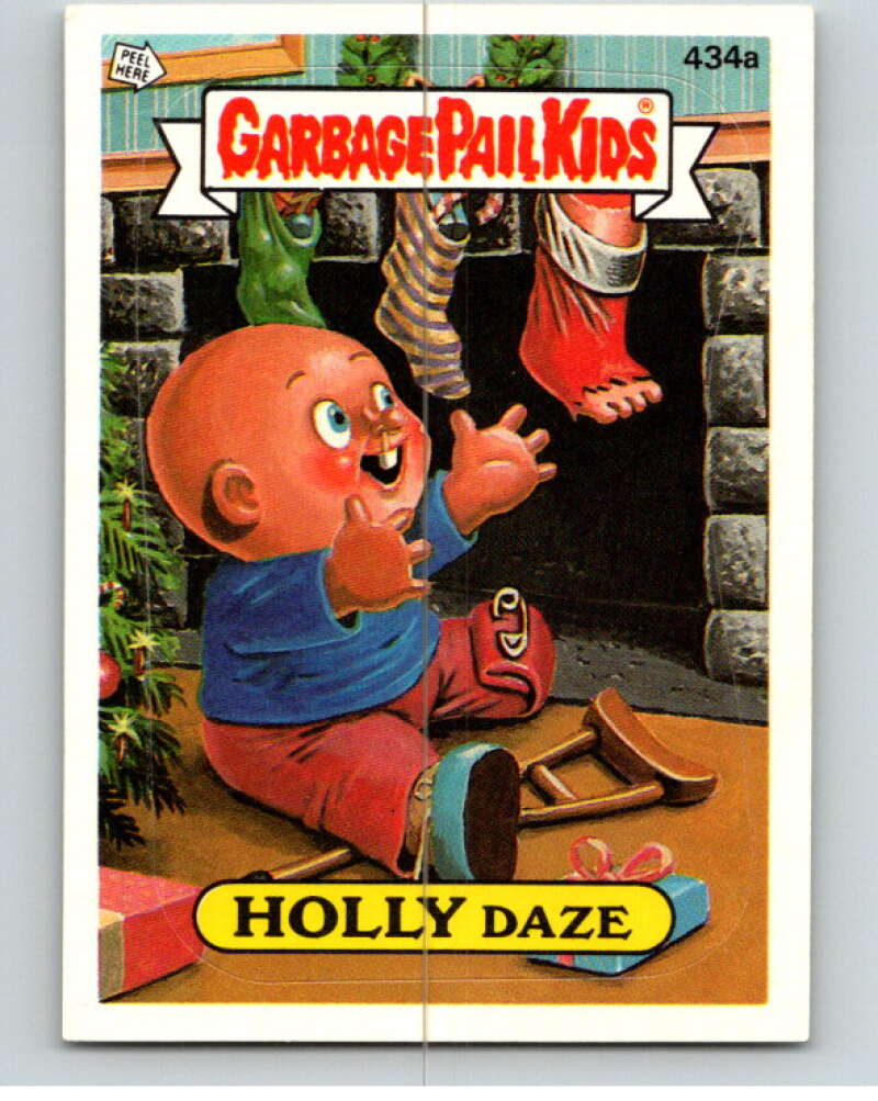 1987 Topps Garbage Pail Kids Series 11 #434A Holly Daze   V73773 Image 1