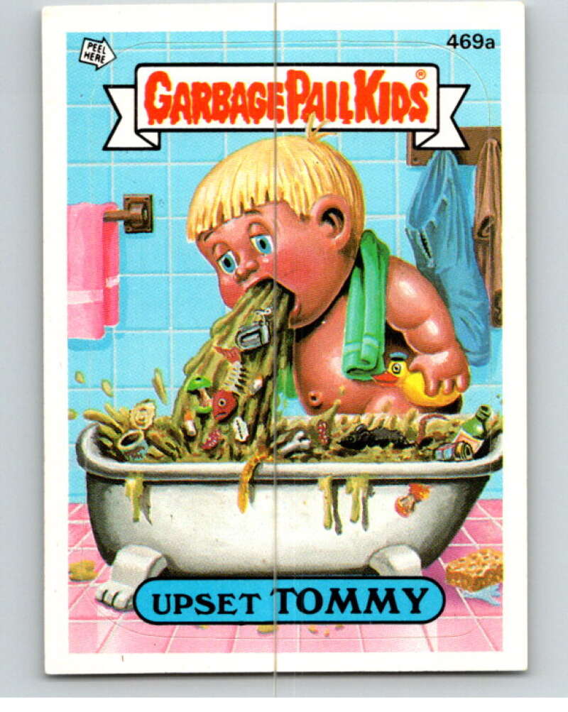 1988 Topps Garbage Pail Kids Series 12 #469A Upset Tommy   V73782 Image 1