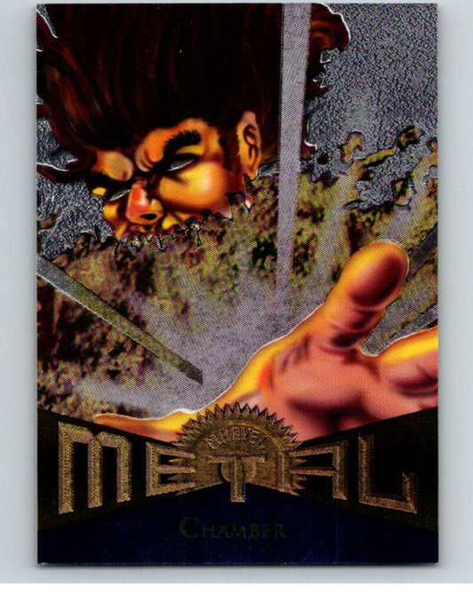 1995 Marvel Metal Silver Flasher #89 Chamber   V73827 Image 1