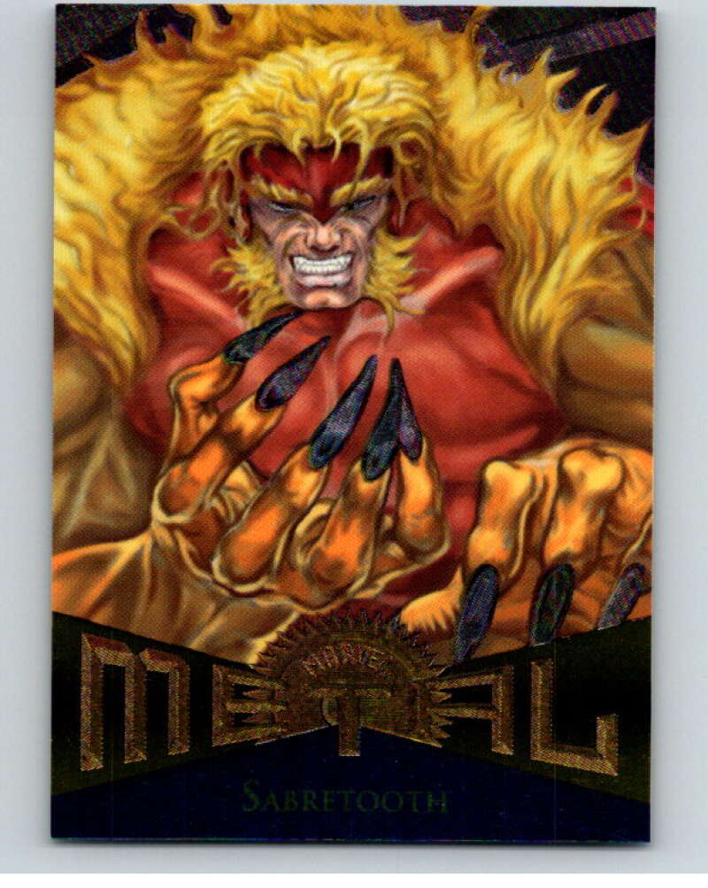 1995 Marvel Metal #115 Sabretooth   V73855 Image 1