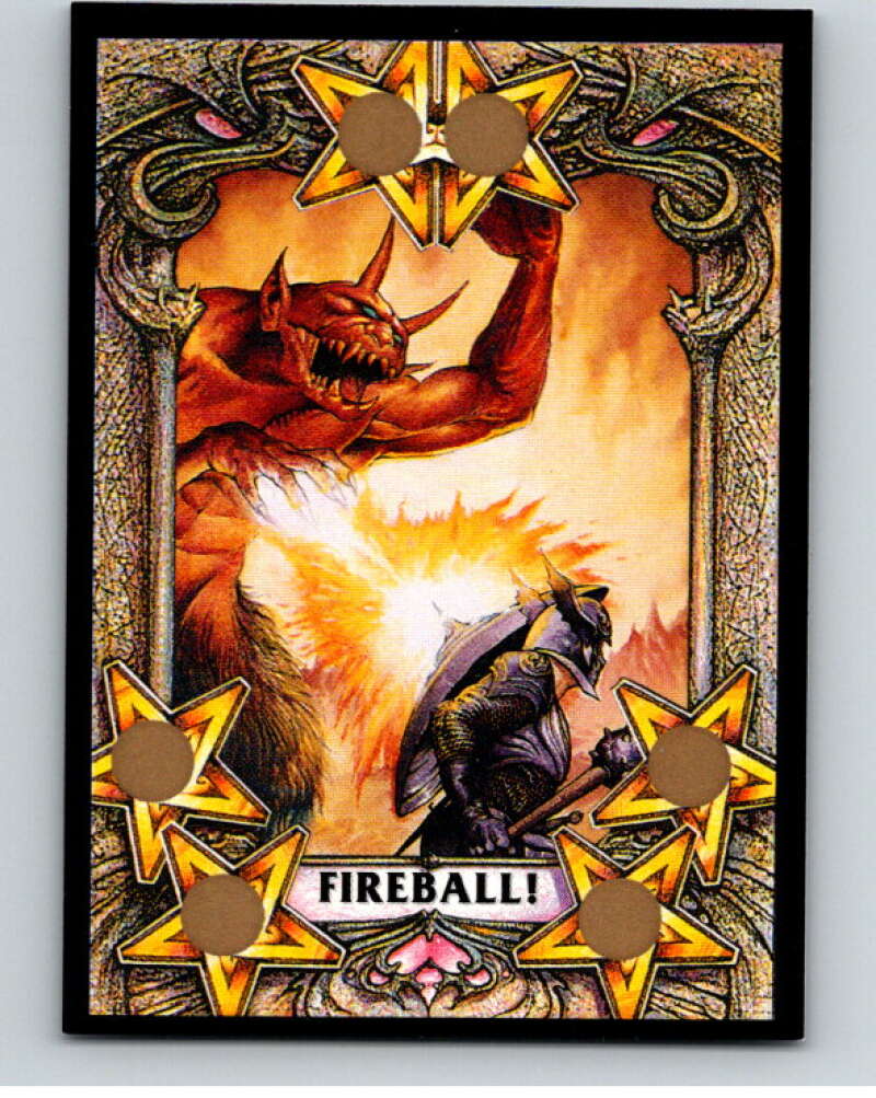 1994 BattleCards #40 Fireball Spell  V73863 Image 1