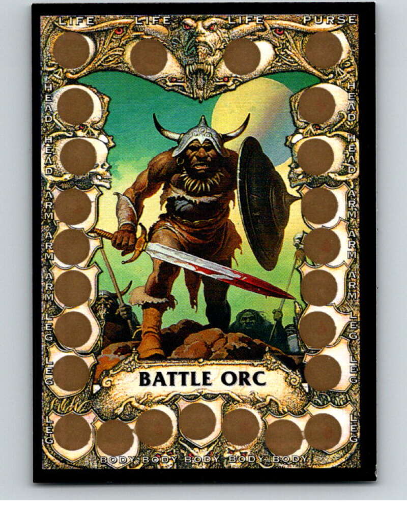 1994 BattleCards #129 Battle Orc  V73866 Image 1