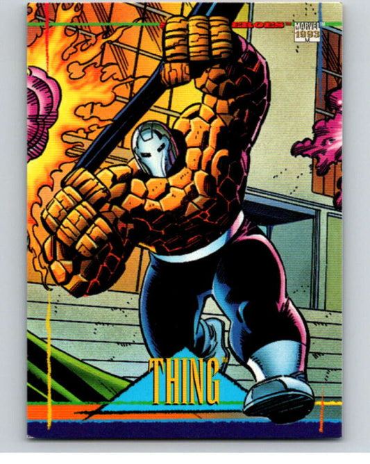1993 SkyBox Marvel Universe #80 Thing   V73892 Image 1