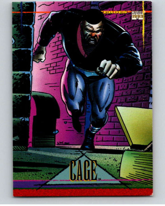 1993 SkyBox Marvel Universe #89 Cage   V73894 Image 1