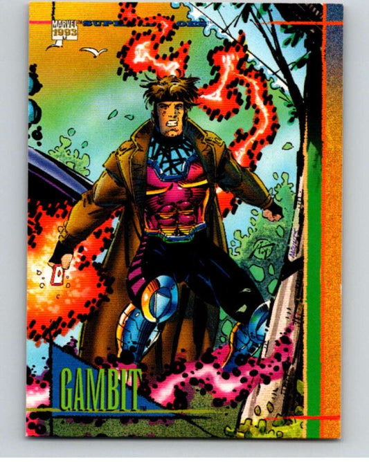 1993 SkyBox Marvel Universe #114 Gambit   V73905 Image 1