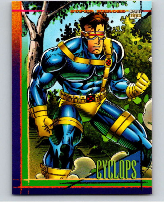 1993 SkyBox Marvel Universe #115 Cyclops   V73906 Image 1