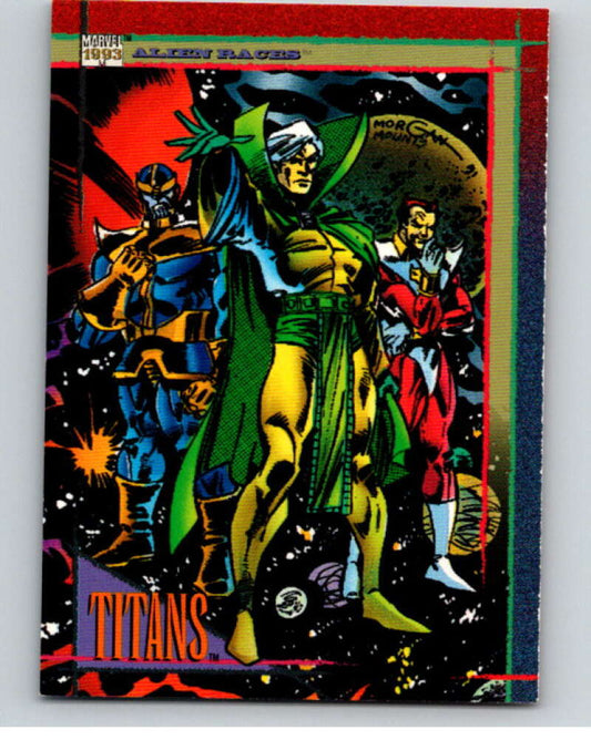 1993 SkyBox Marvel Universe #120 Titans   V73911 Image 1