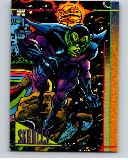 1993 SkyBox Marvel Universe #123 Skrulls   V73914 Image 1