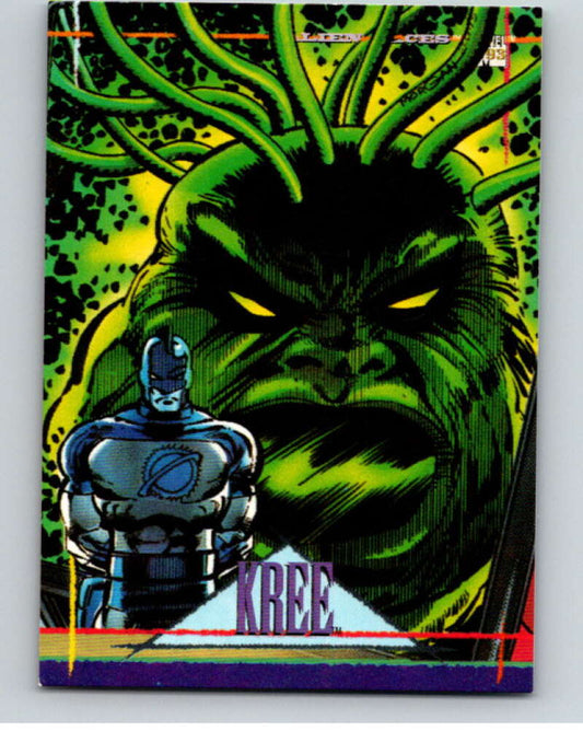 1993 SkyBox Marvel Universe #125 Kree   V73916 Image 1