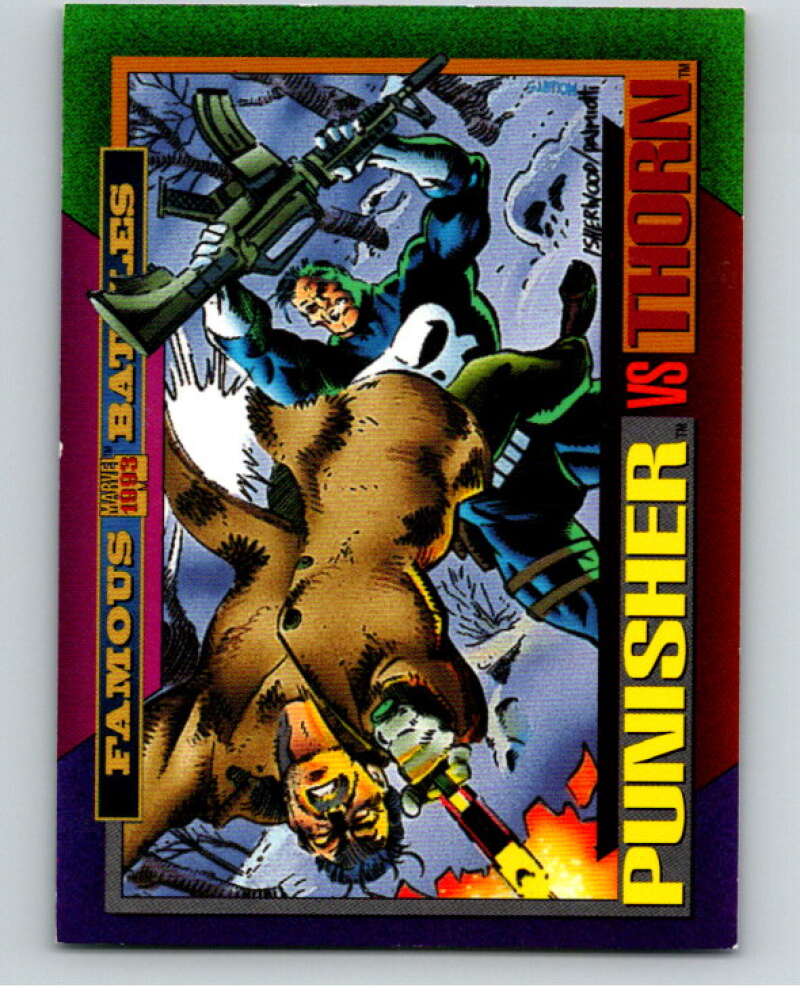 1993 SkyBox Marvel Universe #153 Punisher/Thorn   V73940 Image 1