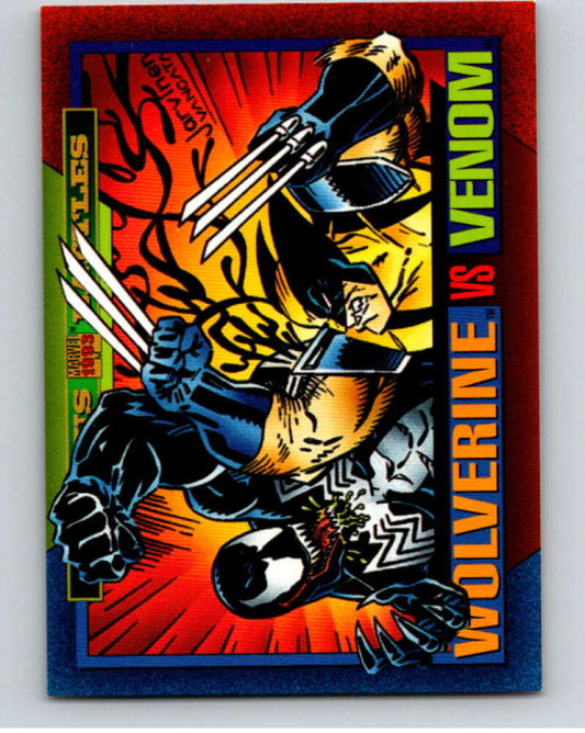 1993 SkyBox Marvel Universe #164 Wolverine/Venom   V73950 Image 1