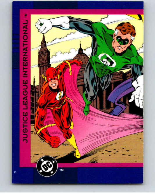 1993 SkyBox DC Cosmic Teams #4 Justice League International   V73958 Image 1