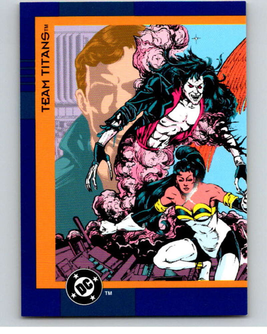 1993 SkyBox DC Cosmic Teams #13 Team Titans   V73961 Image 1