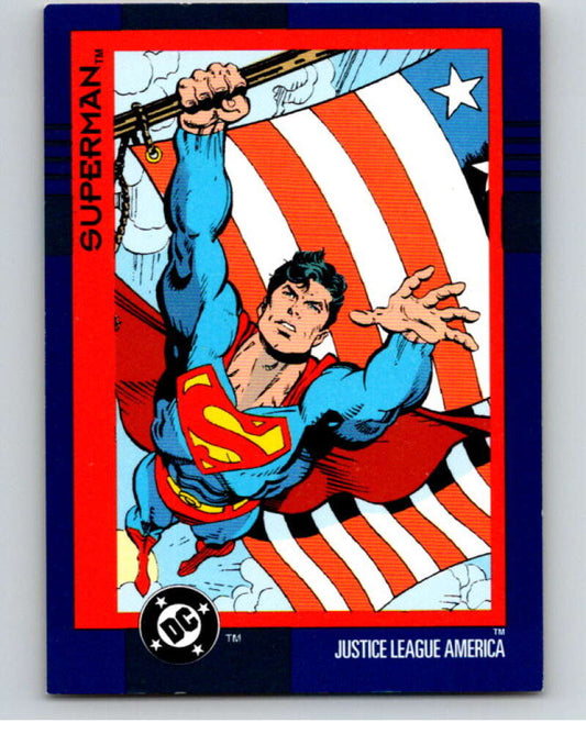 1993 SkyBox DC Cosmic Teams #37 Superman   V73964 Image 1
