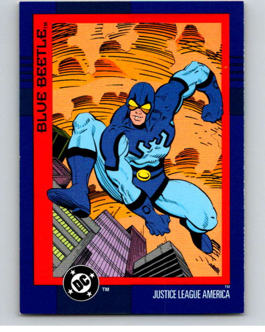 1993 SkyBox DC Cosmic Teams #38 Blue Beetle   V73965 Image 1
