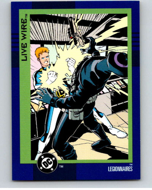 1993 SkyBox DC Cosmic Teams #84 Live Wire   V73968 Image 1