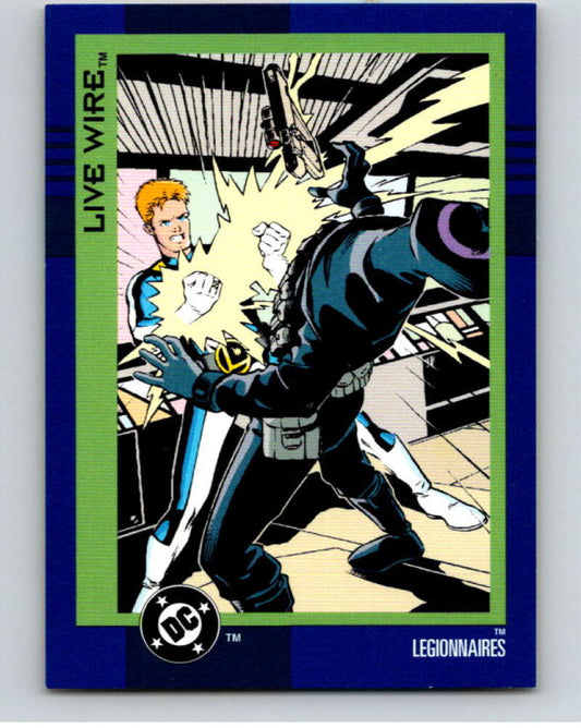 1993 SkyBox DC Cosmic Teams #84 Live Wire   V73969 Image 1