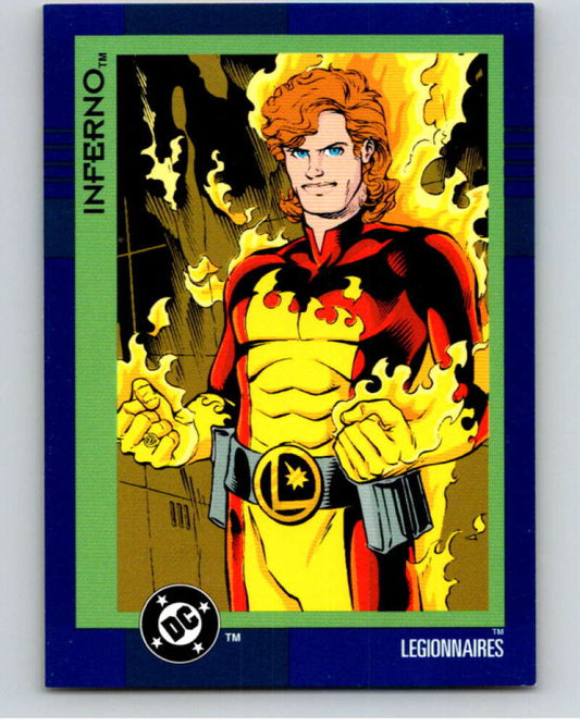 1993 SkyBox DC Cosmic Teams #91 Inferno   V73971 Image 1