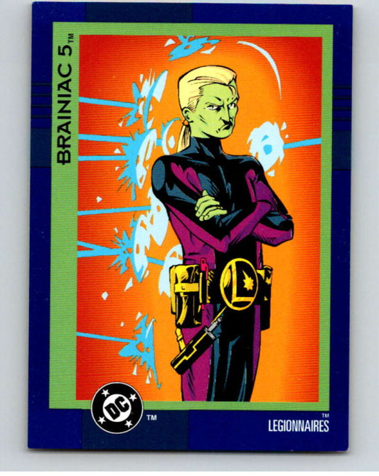 1993 SkyBox DC Cosmic Teams #93 Brainiac 5   V73973 Image 1