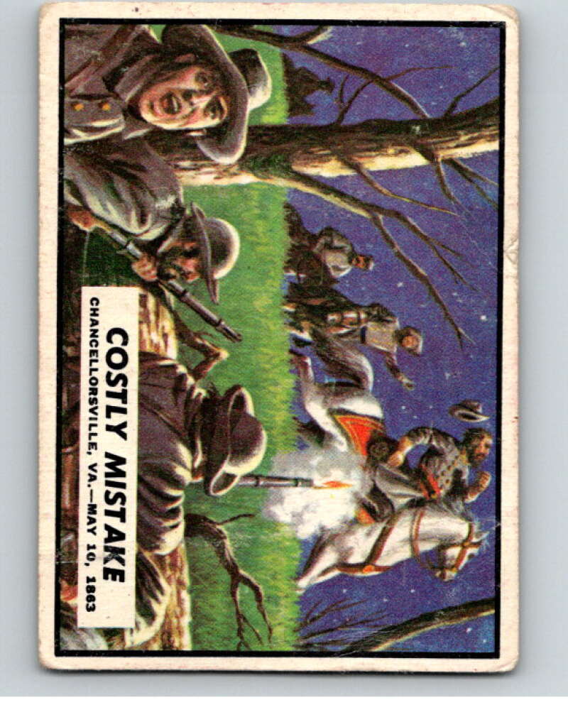 1962 Topps Civil War News #43 Costly Mistake   V74133 Image 1