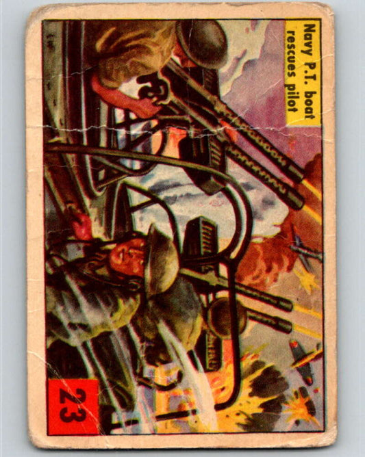 1955 Operation Sea Dog #23 Navy P.T. Boat Rescues Pilot  V74143 Image 1