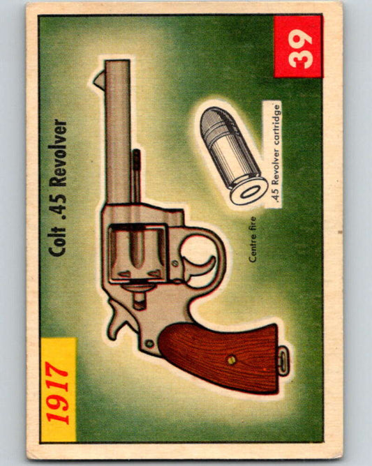 1953 Guns and Pistols #39 Colt .45 Revolver  V74148 Image 1