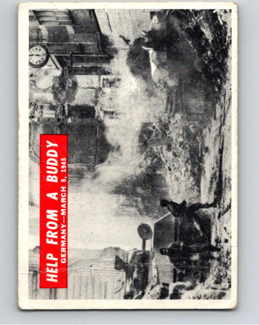 1965 Philadelphia Gum War Bulletin #65 Help From A Buddy   V74242 Image 1