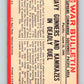 1965 Philadelphia Gum War Bulletin #82 Divine Wind   V74245 Image 2