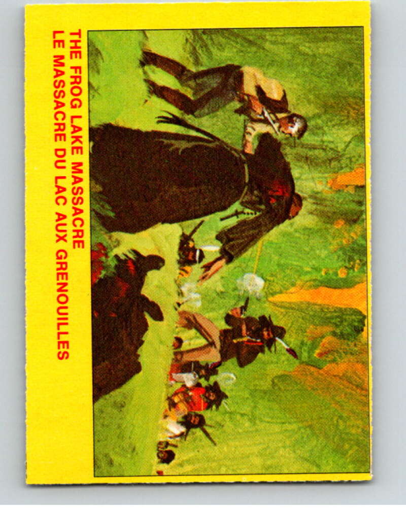 1973  Canadian Mounted Police Centennial #35 The Frog Lake Massacre  V74308 Image 1