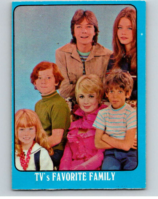 1971 Partridge Family Series A OPC #1A Tv's Favorite Family V74335 Image 1