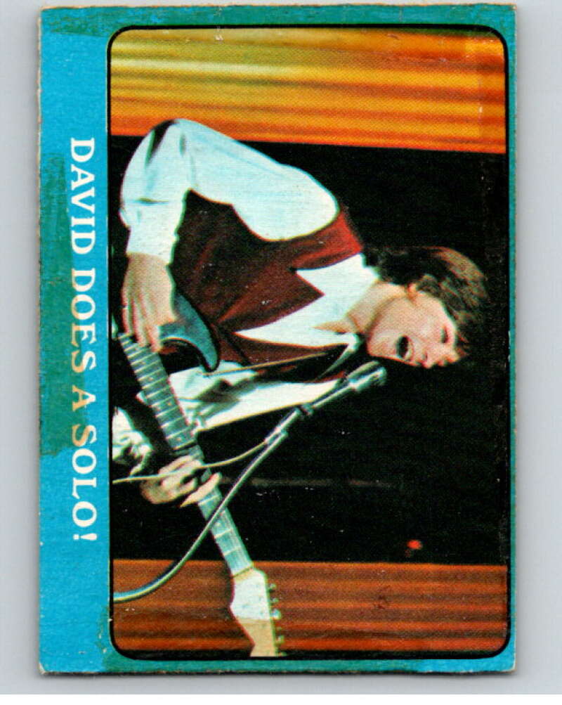 1971 Partridge Family Series A OPC #8A David Does A Solo V74361 Image 1