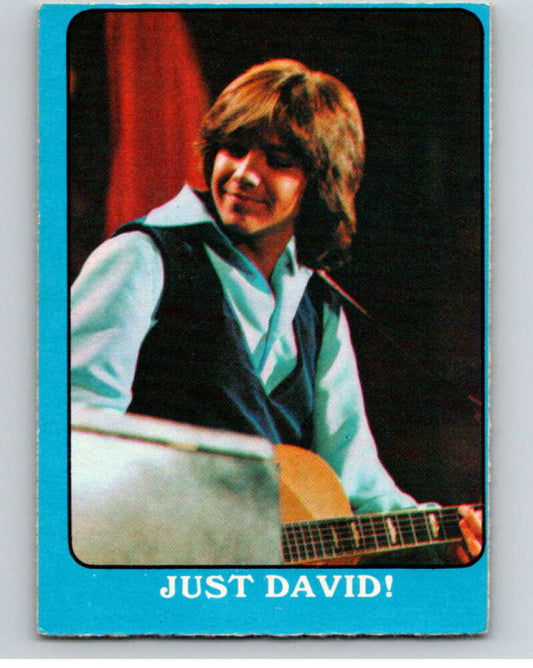 1971 Partridge Family Series A OPC #22A Just David V74422 Image 1