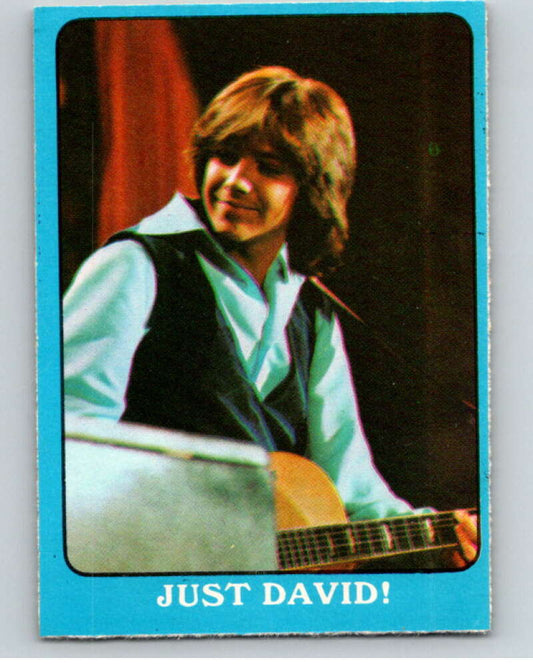 1971 Partridge Family Series A OPC #22A Just David V74423 Image 1