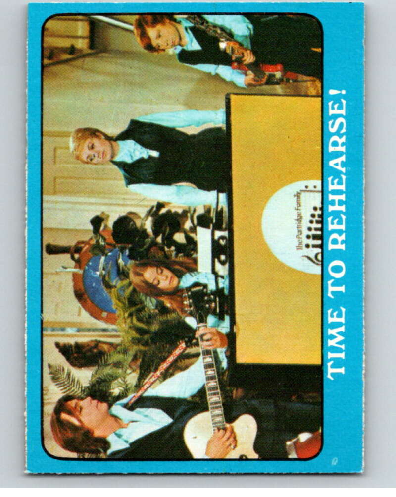 1971 Partridge Family Series A OPC #37A Time To Rehearse V74477 Image 1