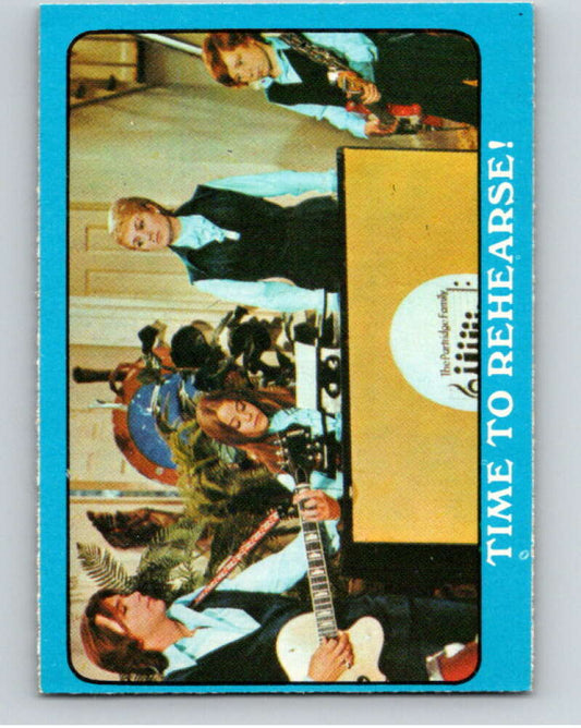 1971 Partridge Family Series A OPC #37A Time To Rehearse V74478 Image 1