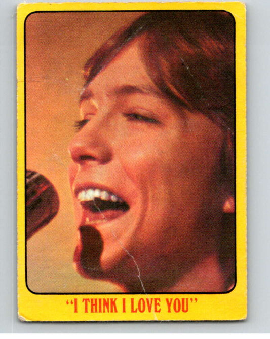 1971 Partridge Family OPC #10 I Think I Love You V74557 Image 1